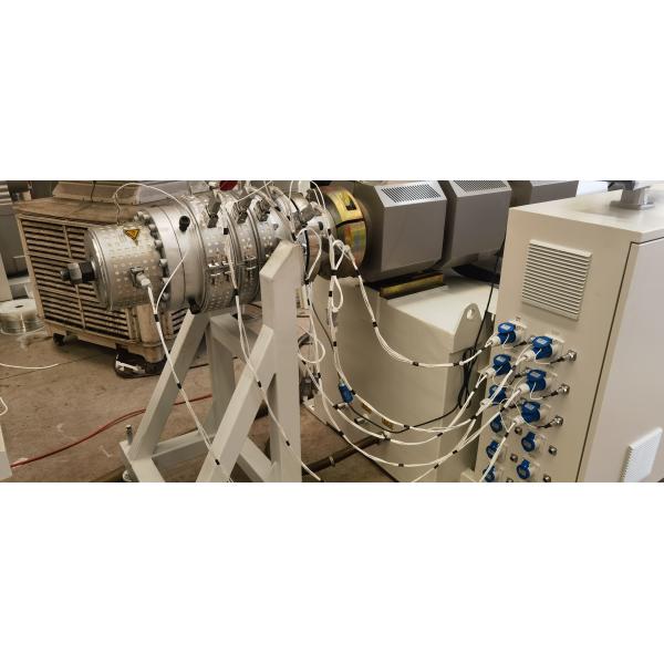 Plastic Twin Double Screw Extruder Electrical Conduit Water Supply Drainage Sewer Production Extrusion Making Machine