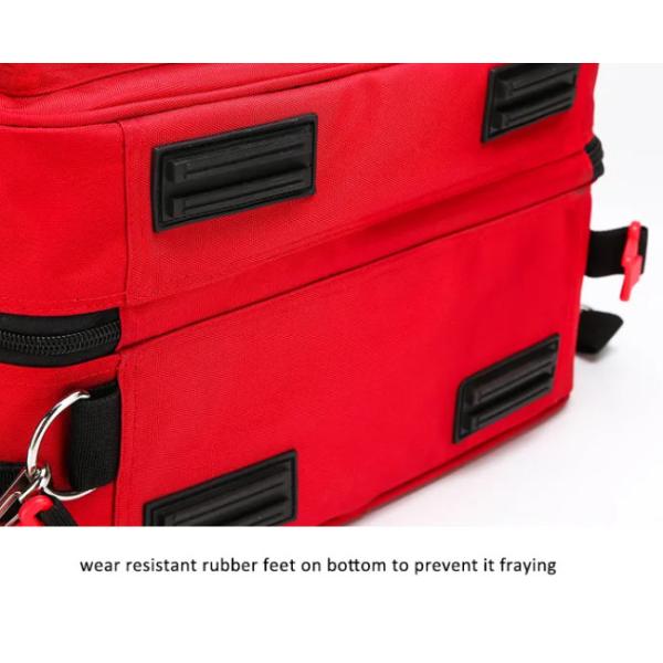 Многофункциональная медицинская сумка вагонетки сумки 1800D скорой помощи водоустойчивая медицинская