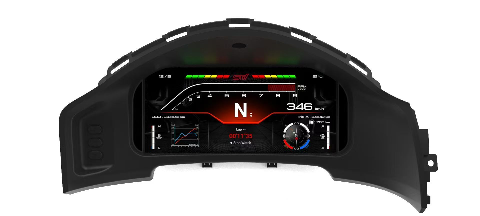 SUBARU BRZ Digital Gauge Cluster Upgrade LCD Screen