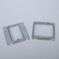 1.2MM 1.60MM zincam a caixa de tomada de aço chapeada do quadrado que encurta o anel da lama da caixa