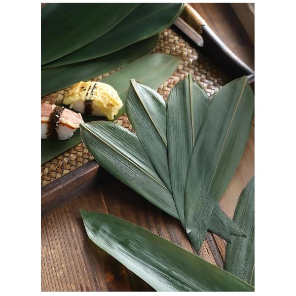 Естественные дикие бамбуковые украшения листьев для японских плит ролика суш
