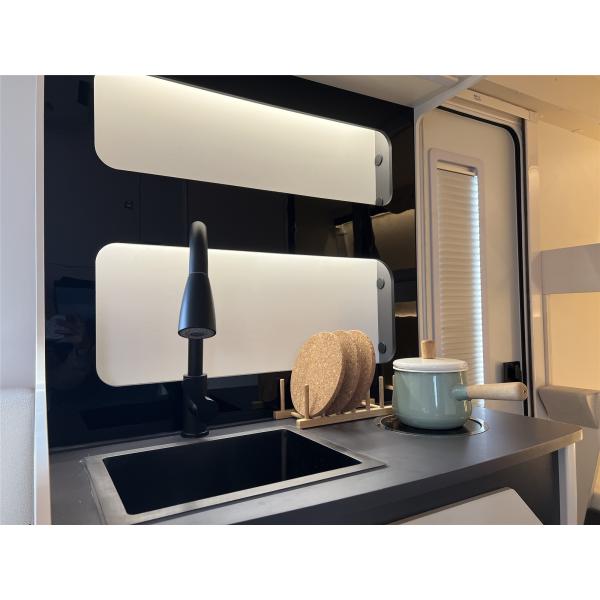 Engate giratório cor-de-rosa do reboque KNOTT da caravana do campista do rv que visita o reboque de campista 3000W