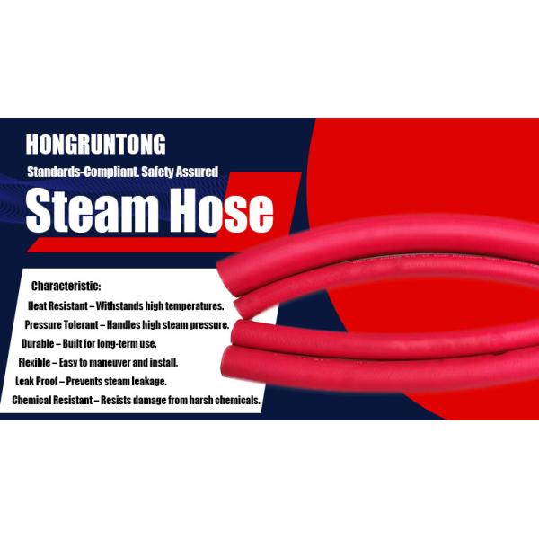 EPDM manguera de vapor 210 ° C Nivel 1/2 - 2 pulgadas Resistente al calor químico