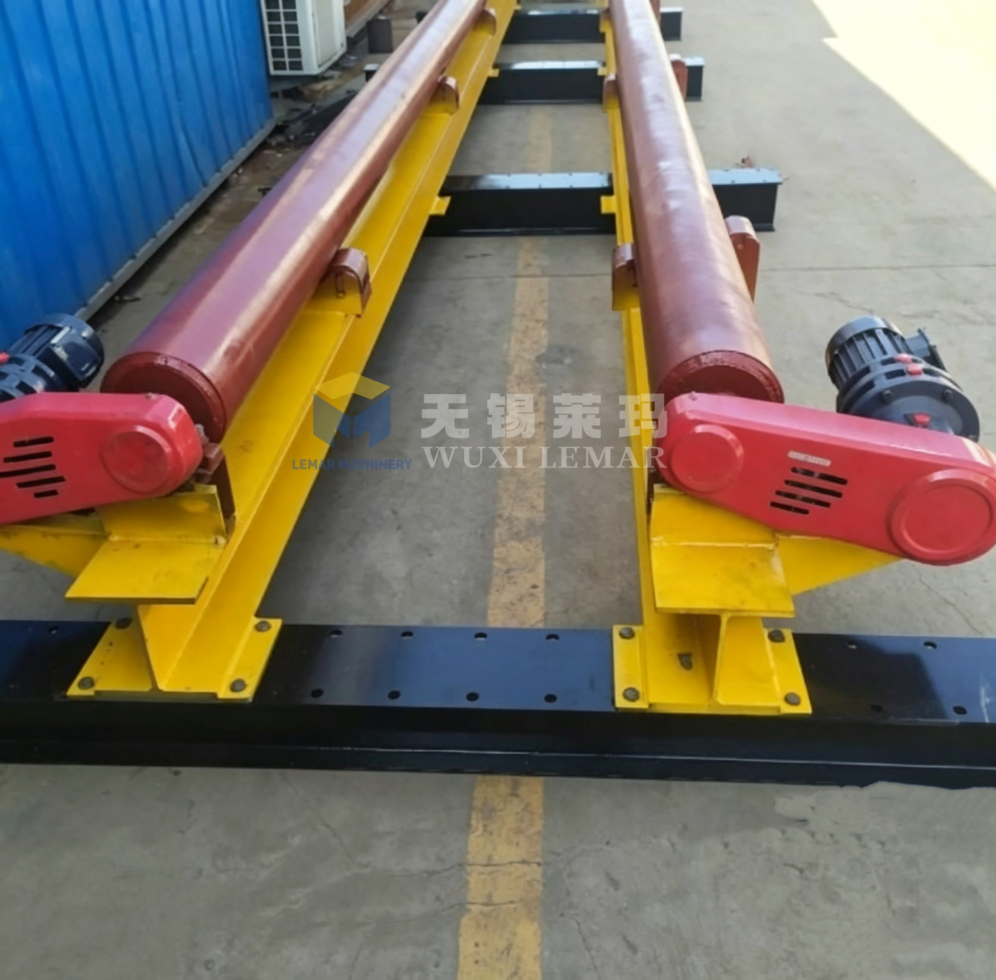 Long Axis Welding Turning Rolls For 12m Workpiece | Multi‑support Roller Welding Rotator