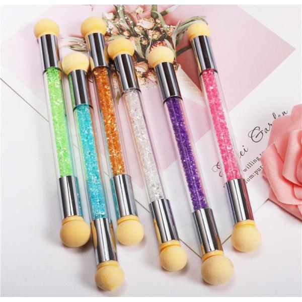 Nail Gradient Shading Pen Double Head Sponge Acrylic Nail Brush for Nail Art Painting