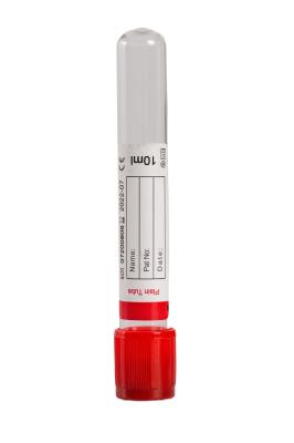 10 X 45mm Blood Test Vacuum Tubes  13 X 100mm Red Top Blood Tubes  For Pain Management
