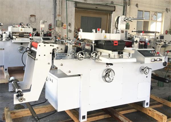Polyester Film Label Die Cutting Machine Single Phase Inverter Control Main Motor