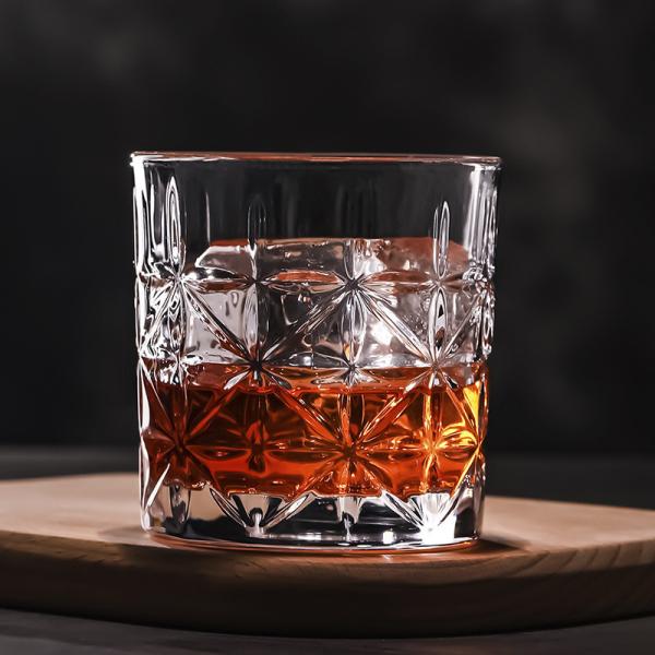 300ml Capacity Whiskey Tequila Cup with Max Diamond Glassware and Exquisite Tumbler