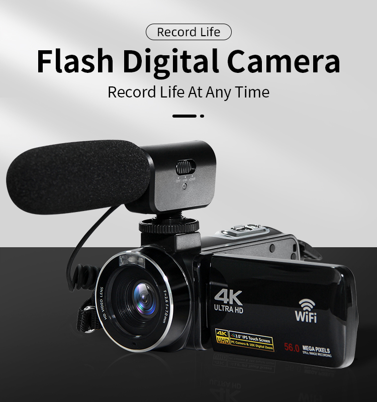High Quality 4K Digital Handy Camera Video With Popular Discount