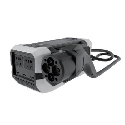 New Arrive 3.5kw V2L Portable Chademo Charger With GBT CHAdeMo CCS NACS Tesla DC Charger Plug
