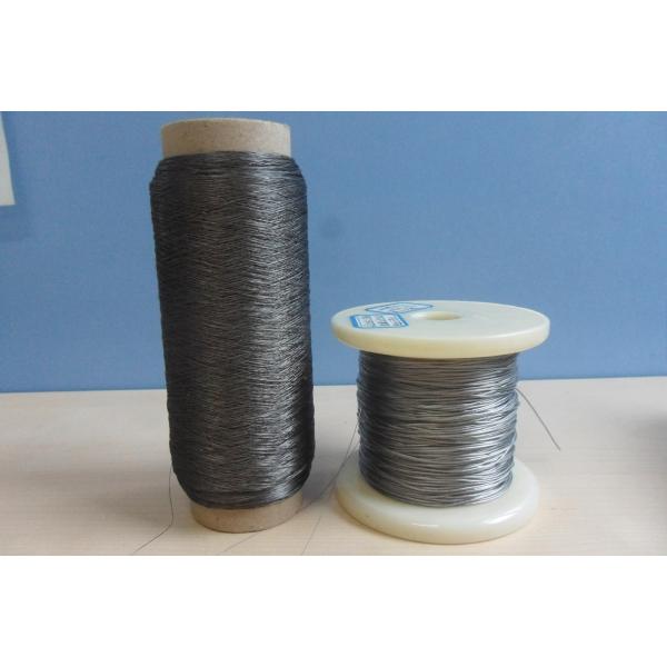 434 fibra de aço inoxidável, fibra do aço carbono 10um para a roupa