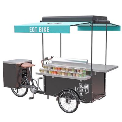 A personalização aceitou a bicicleta exterior do alimento da grade do assado do carro do BBQ