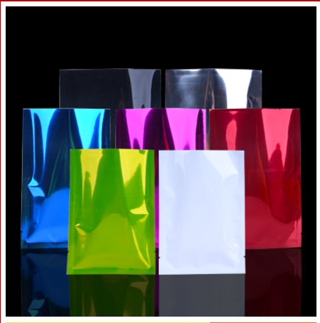 8*12cm Mylar Foil Mini Sacs Pour Capsule Pharmaceutique sac en papier d'aluminium fermeture à glissière