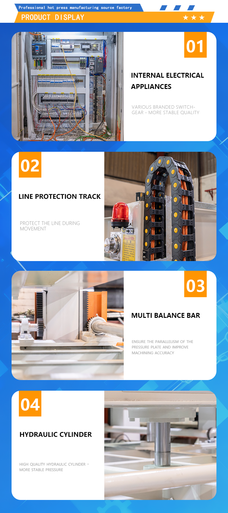 Full Automatic 100T Gantry Moving Hot Press for Laminate Decorative Wall Panels