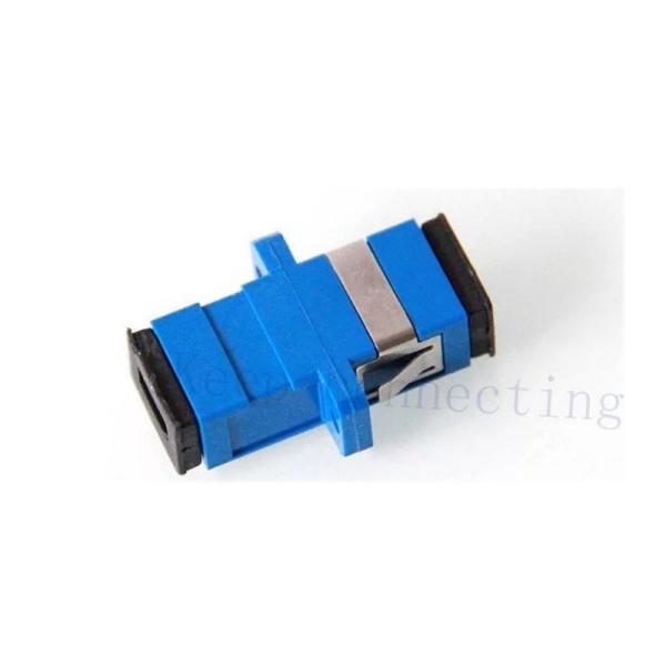 4G Network Compatible PBT Material SC Adapter for FTTH SX/DX Fiber Cores Applications