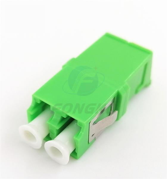 Adaptador singlemode frente e verso da fibra ótica do obturador de Flangeless LC /APC