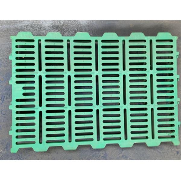 Plastique fort de porcs d'équipement de ferme de porc parquetant beaucoup résistance à la corrosion de couleur