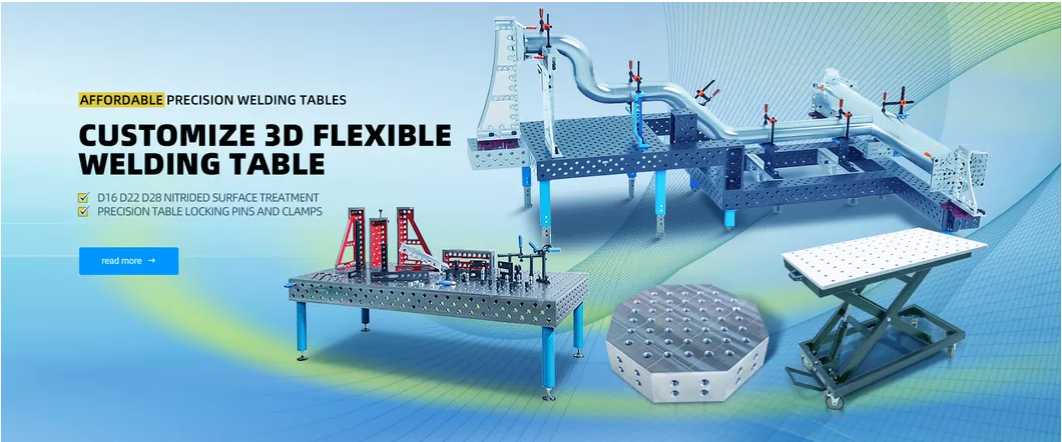Flexible D28 Modular 3D Welding Positioning Work Table System