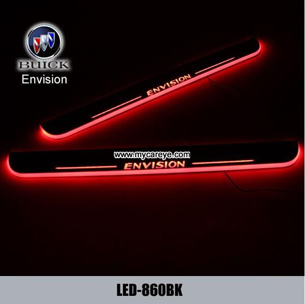 Buick Envision LED door sill plate light moving door scuff Pedal lights