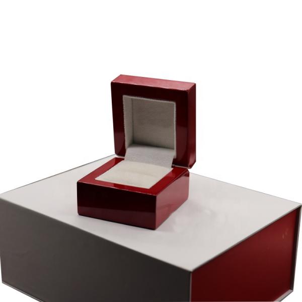 Wooden  Ring Set Box Customized Your style size logo color