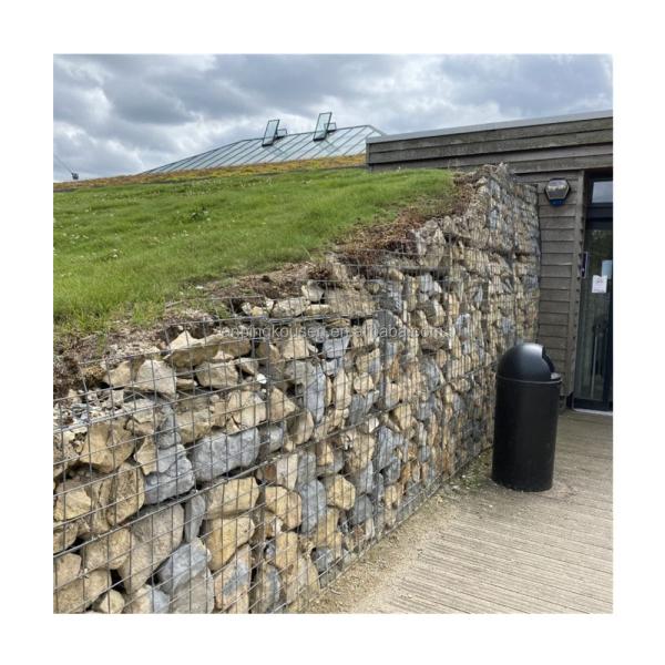 Поставка сварные стены габион коробки стены каменной клетки габион корзины с электрической проволокой сетки
