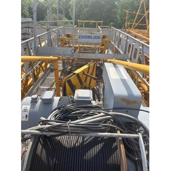 8t Max Load Construction Tower Cranes 60m Length Jib ISO9001 Certified