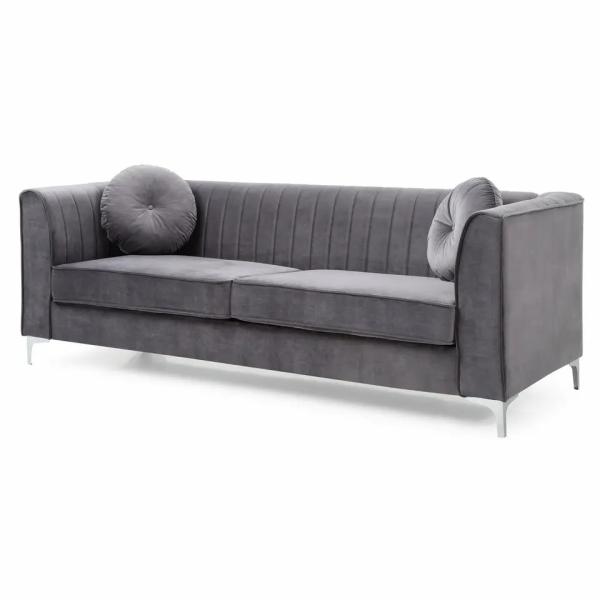 Velvet Breathable Home Furniture Sofas 140x73x79CM For Living Room