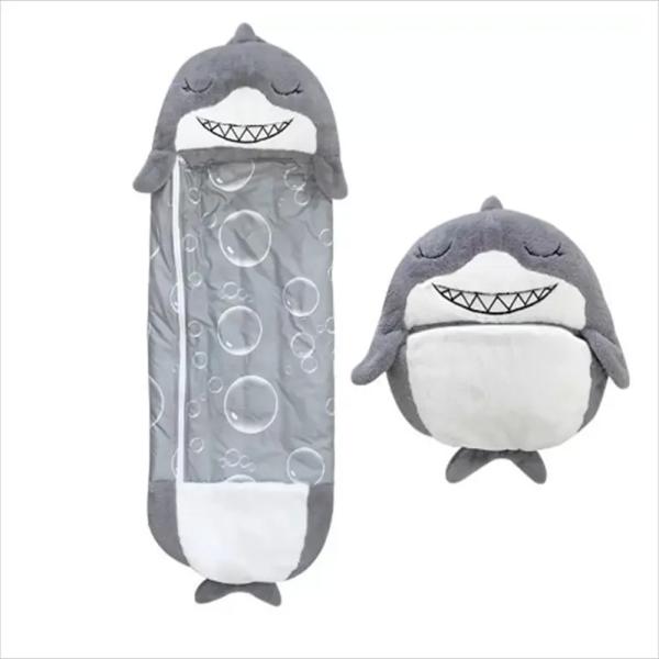 Children's Outdoor Camping Sleeping Bag with Cartoon Animals Design and Lengthened Size