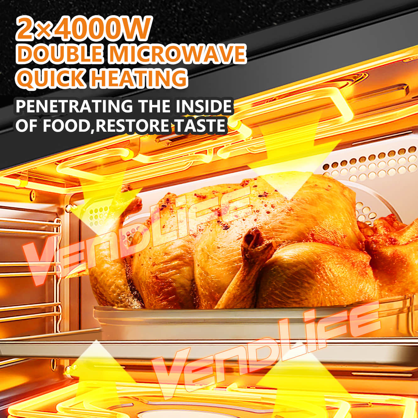 VendLife Dual Microwave Bento Vending Machine: 24/7 hot meal vending kiosk. 2x4000W, 45s, 110-168 boxes, QR & face-pay. Offices, factories. Operators, wholesalers, vending entrepreneurs.