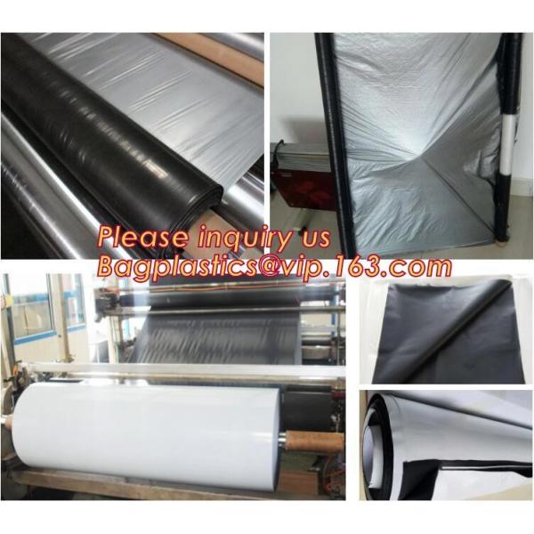 0.1mm 0.12mm 0.15mm 0.18mm 0.2mm 0.25mm hydroponic agriculture white/black panda opaque polyethylene PE film BAGPLASTICS