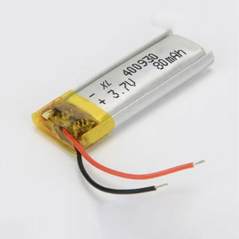 400930 Lithium Polymer Battery 3.7V 80mAh Rechargeable Li-Po Cell for Bluetooth Headsets Vehicle Central Control
