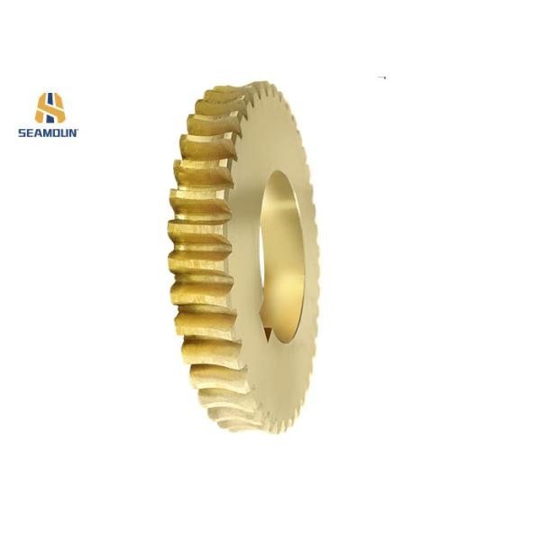 Anodized Stamping Brass Worm Small Spur Gear