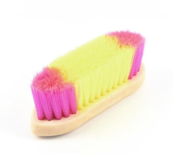 8 long Plastic horse dandy brush with colorful glitter bristle for horse grooming