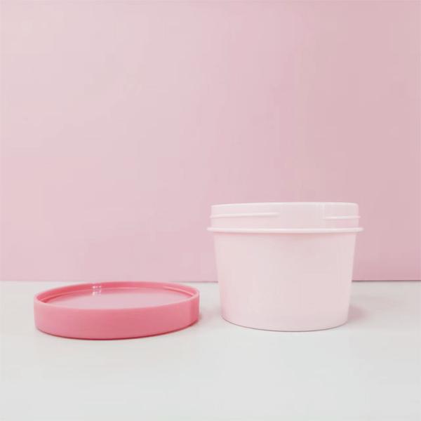 Free Samples Eco Friendly 250ml Plastic Jars With Lids Face Cream Packaging