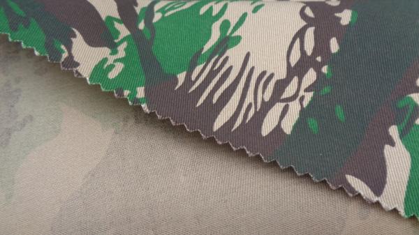 185 camuflagem uniforme do algodão do poliéster 35% da tela 65% de pano da G/M Windproof