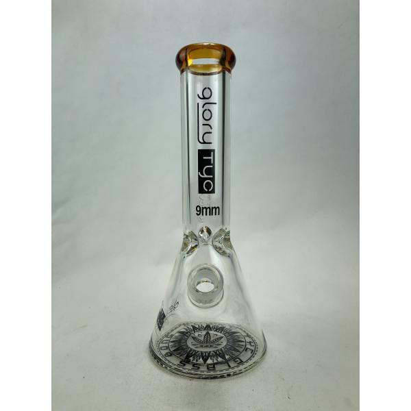 12 Inch Glass Bong 9mm Thickness Glass Wall Super Heavy Water Pipes