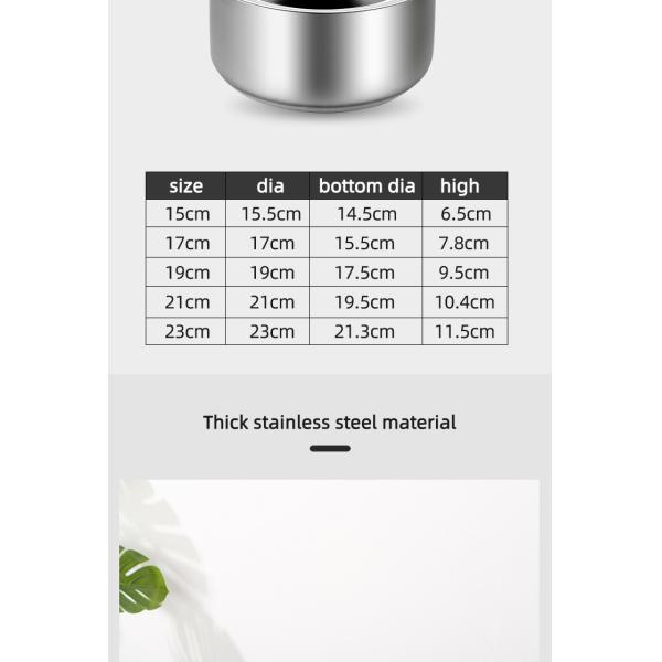 Hot Sale Restaurant Soup Pot Stainless Steel Cookware Pots Ollas Cooking Ware Set Cooking Pot With Lid