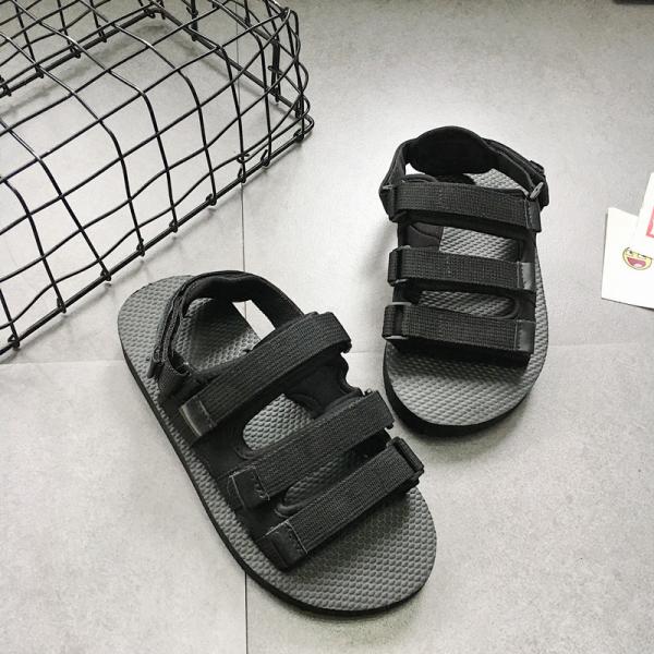 Black Summer Hiking Sandals , Women'S Athletic Sandals With Arch Support