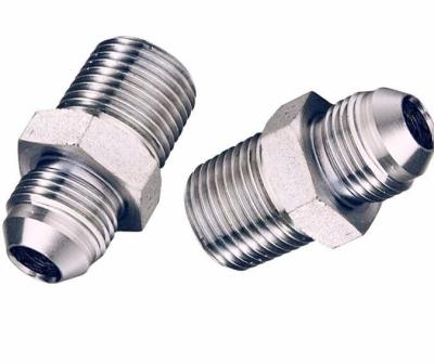 Jic Bsp Straight Union Tube Fittings SAE Flared Hydraulic Straight Fittings