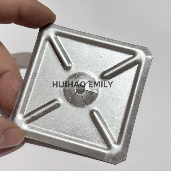 2-1/2 Mild Steel Square Insulation Self Locking Washer For Fixing Insualtion Fasteners