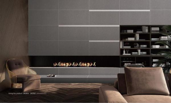 300x600mm Gray Full Body Porcelain Tiles for Indoor Flooring