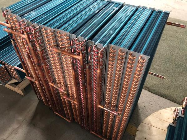 Small Refrigerator HVAC Evaporator Coil Aluminum Louver Fin Copper Tube