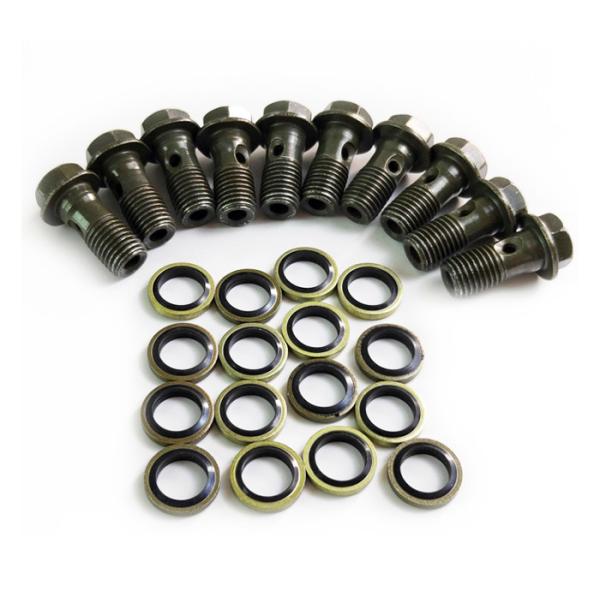 M10 10mm Brake Hose To Caliper Bolt Washer Copper Material