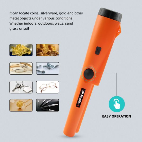 Waterproof Gold Detector 360° Scanning IP66 Rating For Professional Metal Detection