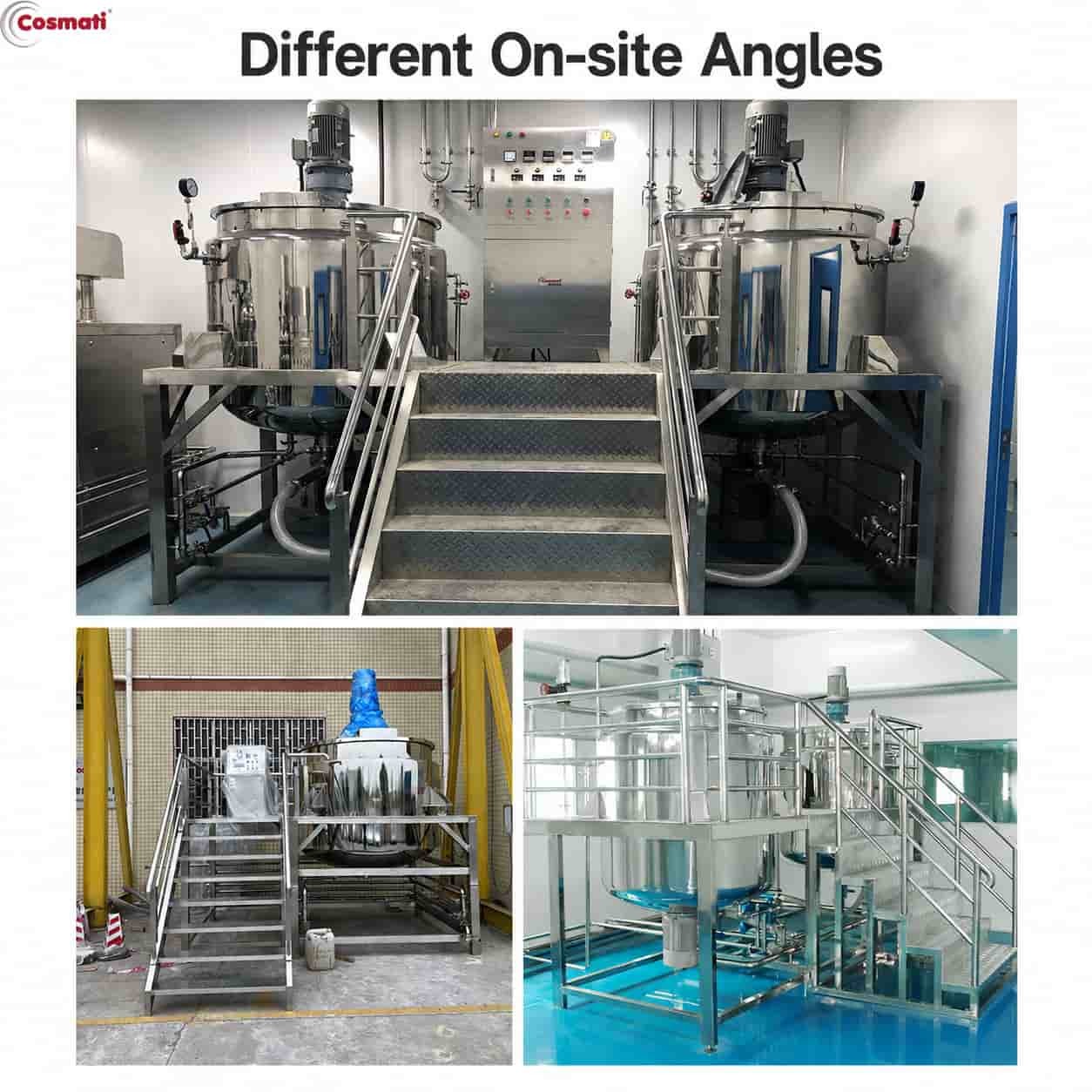Industrial Mixing Reactor Stainless Steel Detergent Shampoo Cosmetic Mixer