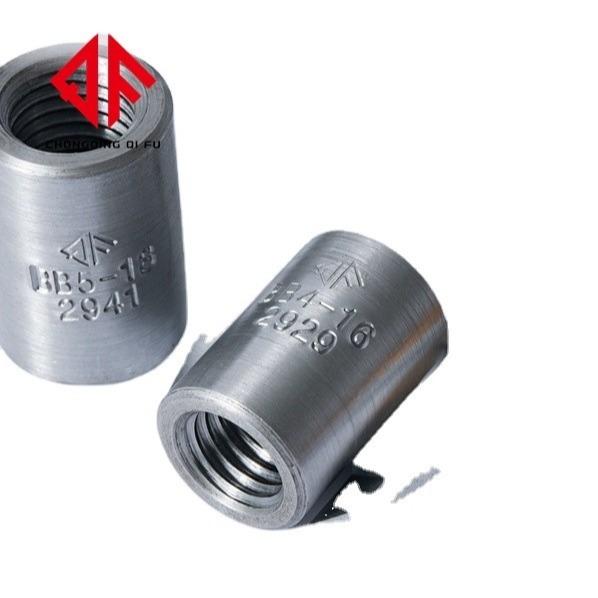 Modern Carbon Structural Steel Parallel M12 Threaded Rebar Coupler
