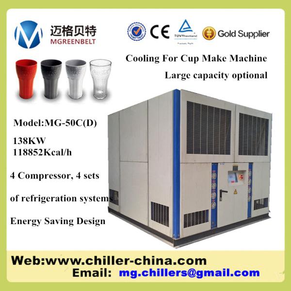 30 Ton Air Cooled Package Chiller Manufacture For Plastic