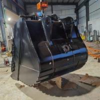Cubo de excavadora resistente a la abrasión 2,61 metros cúbicos para Caterpillar CAT 349