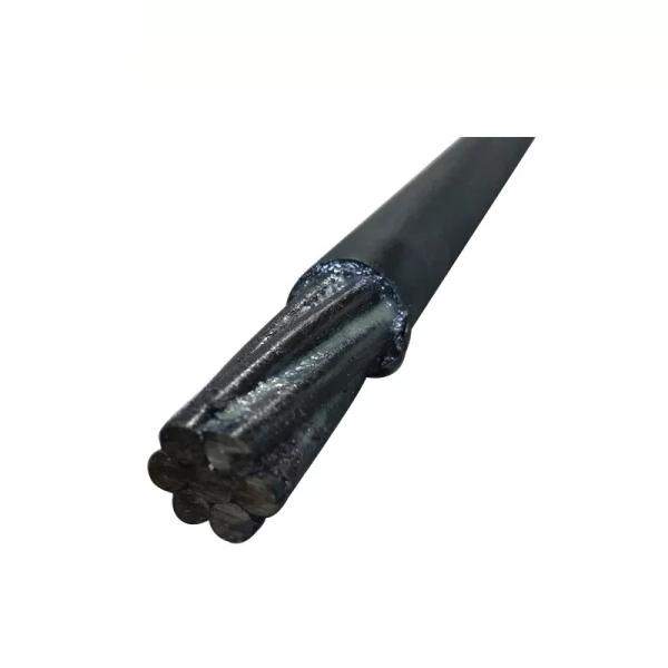 1x7 15.2mm 0,5' покрытая PE стальная стренга ПК с тавотом Unbonded 0,6' напряжение столба