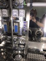 Gallium-68 shielded hot cell with 2 glove ports for PET/SPECT CT Radiopharmaceuticals